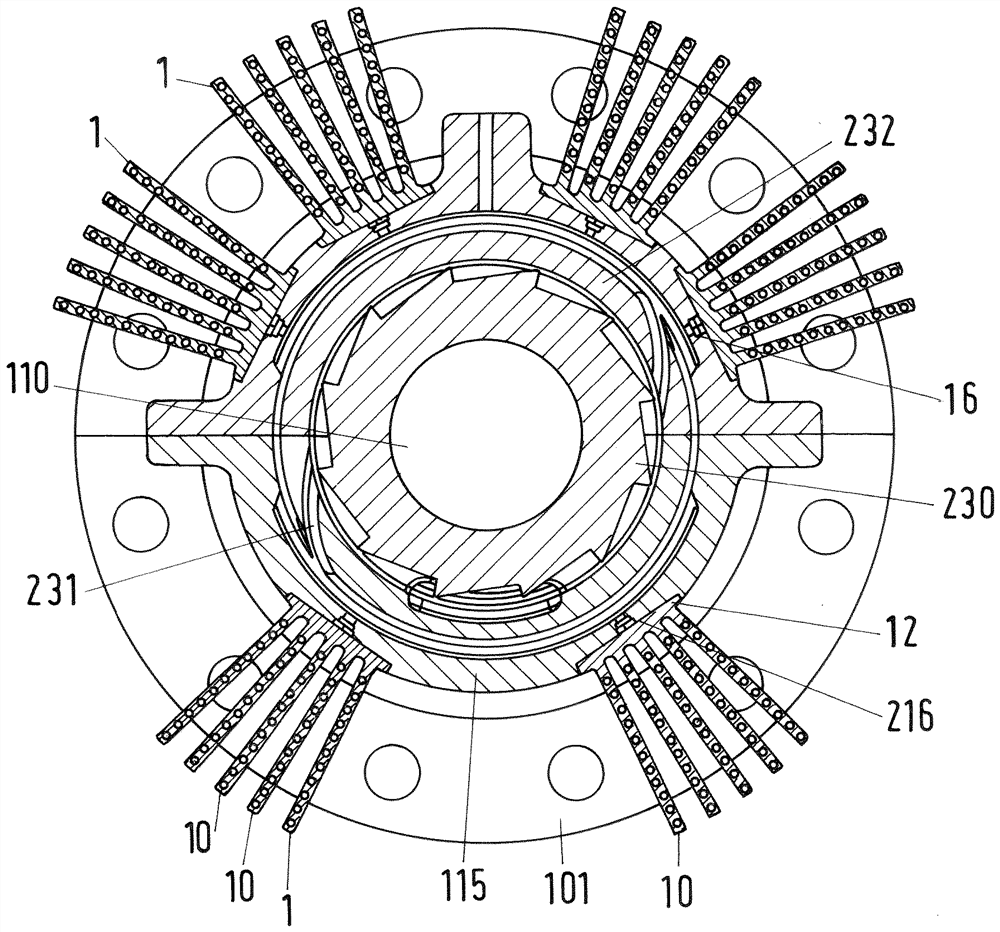 Bearing housing for flow machine and flow machine with bearing housing