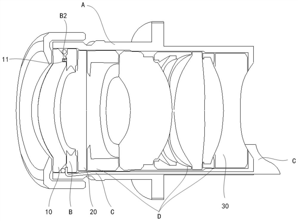 Automatic anti-fog lens device, camera module and electronic device