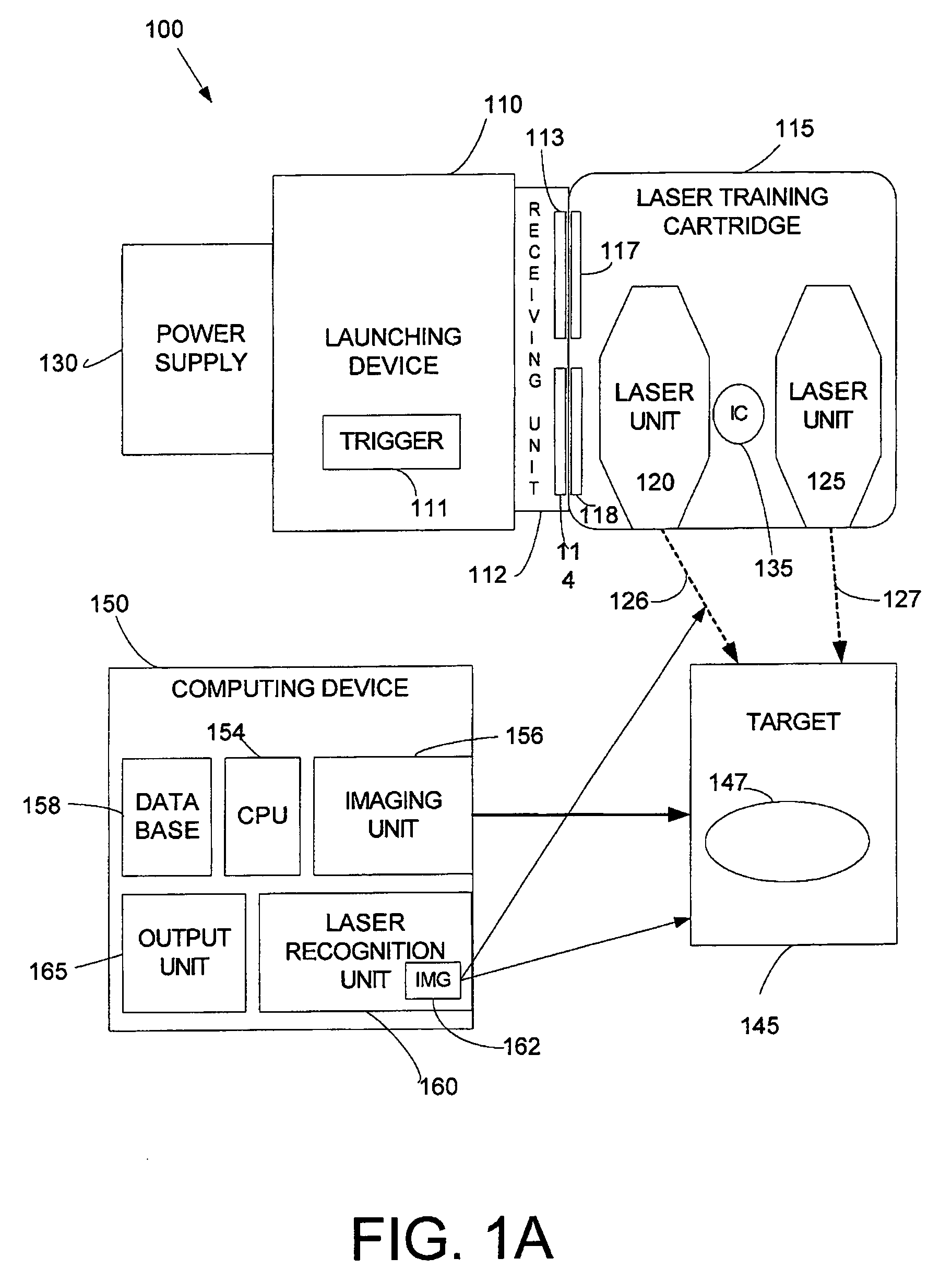 System and method of simulating firing of immobilization weapons