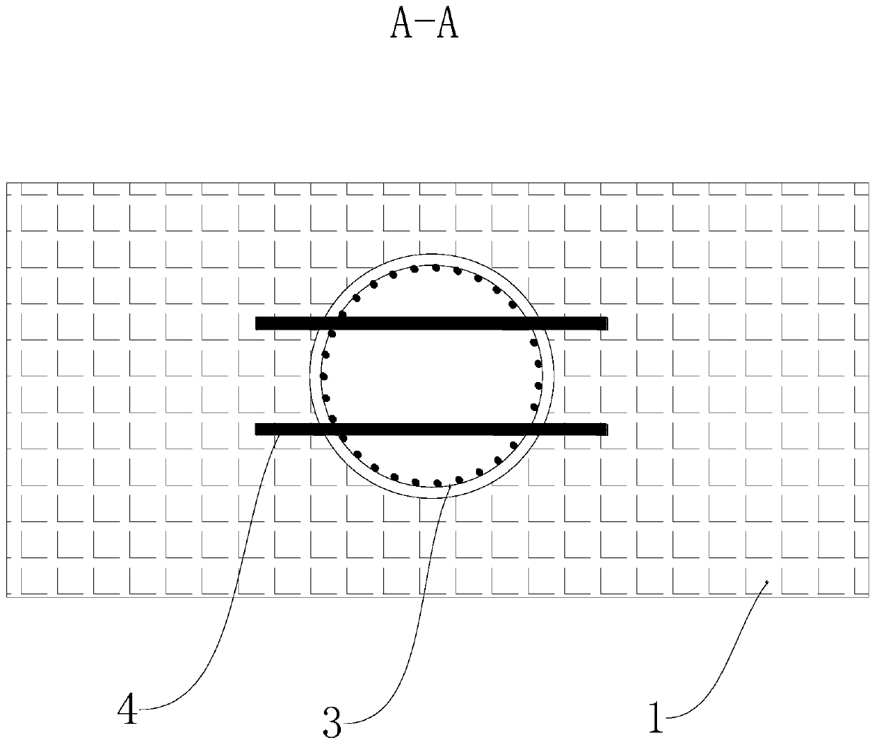 Detachable reinforcement cage installation platform