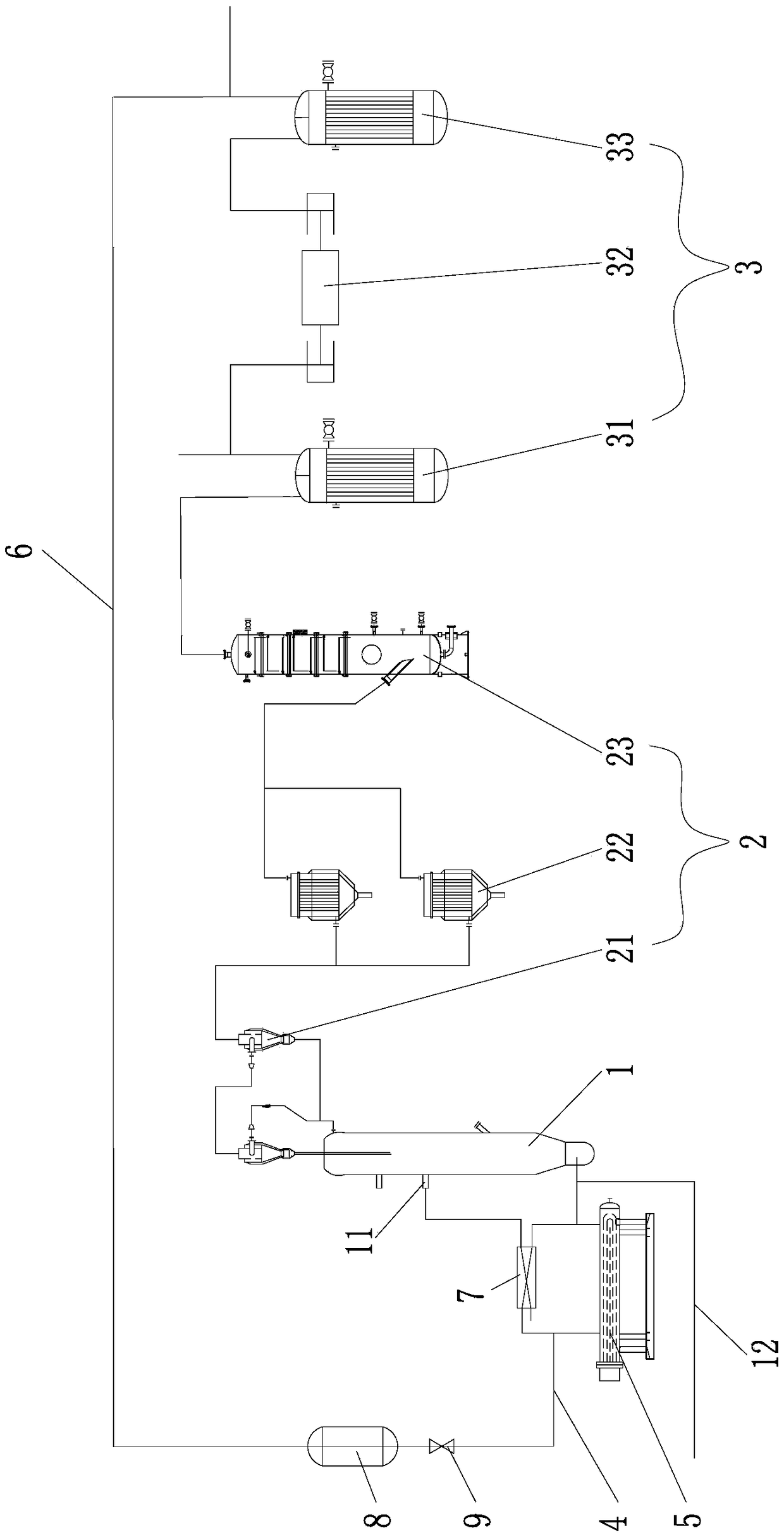 Energy-saving synthetic system of trichlorosilane - Eureka | Patsnap ...