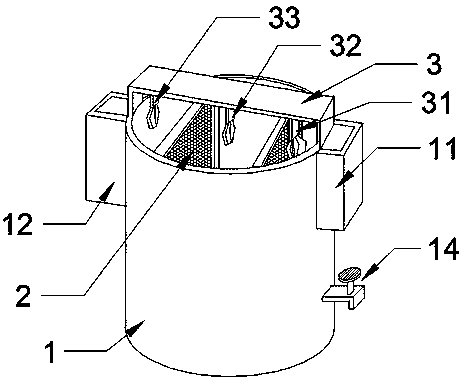 Turn-over-free automatic honey extractor