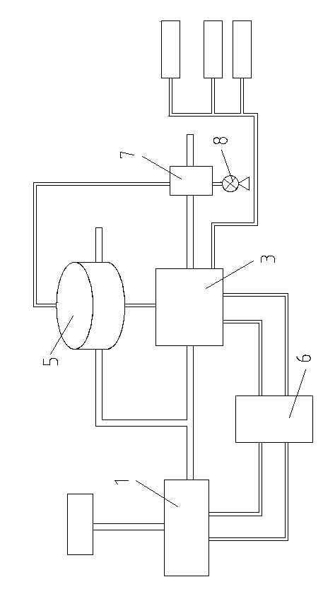 Natural gas heat and cold electric energy supply device based on fused salt heat storage