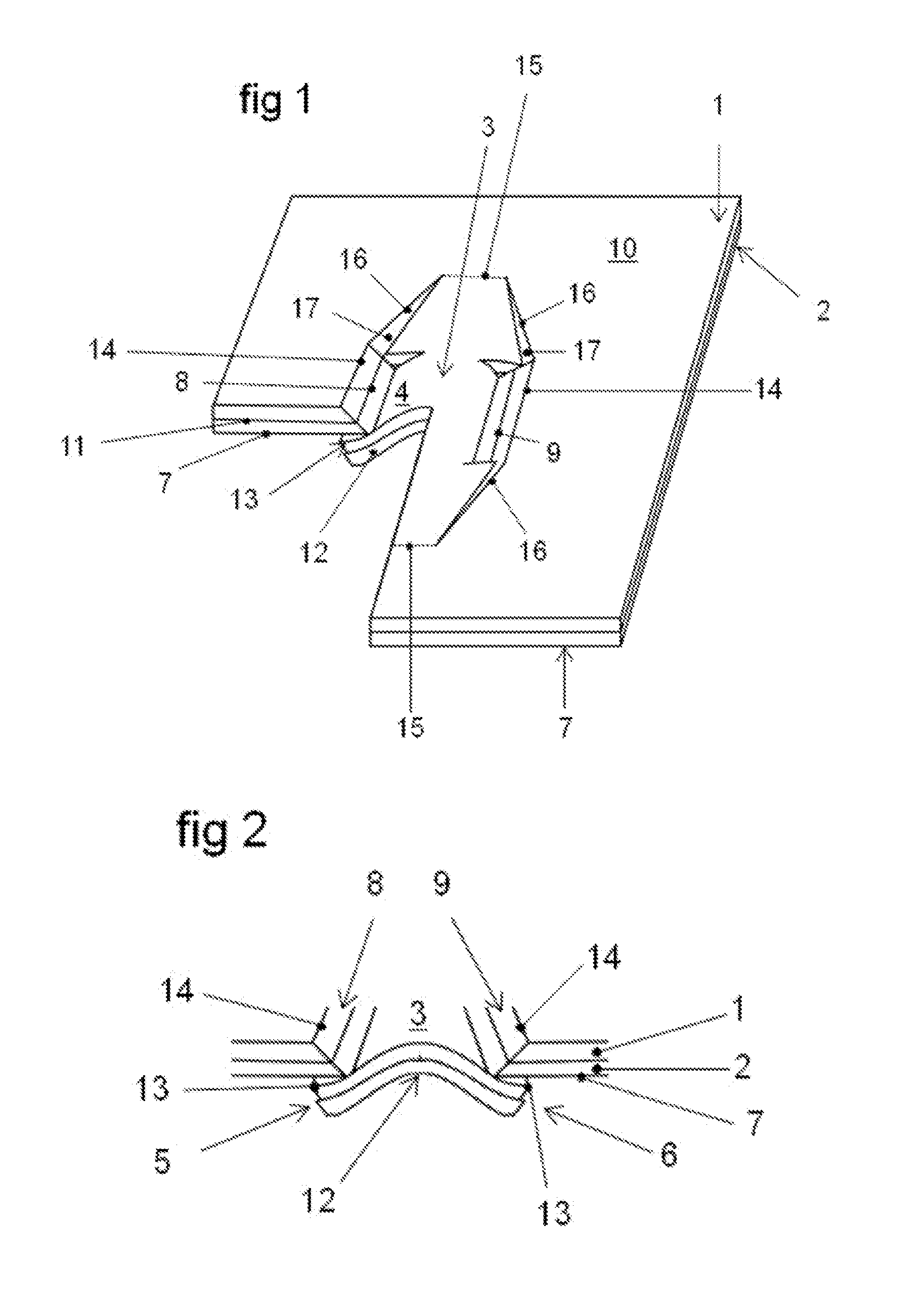 Local Connection of Sheets onto One Another, Method and Apparatus for the Implementation Thereof