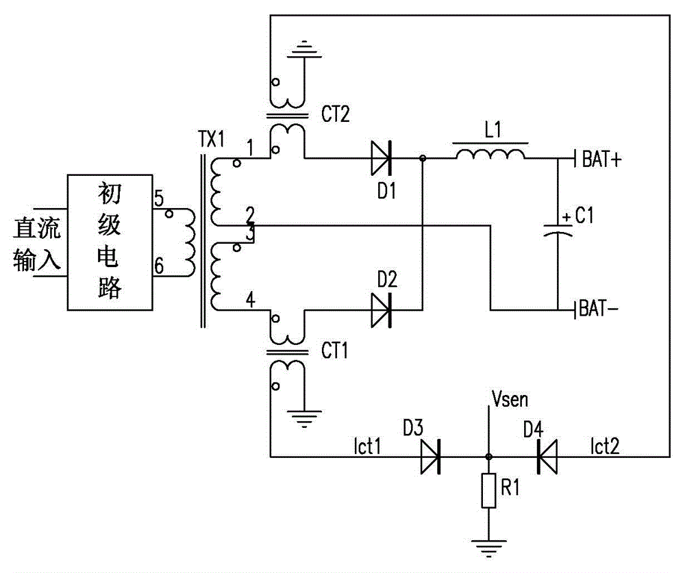 Current detection circuit of switch power supply and switch power supply