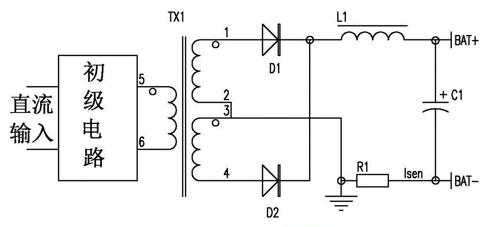 Current detection circuit of switch power supply and switch power supply