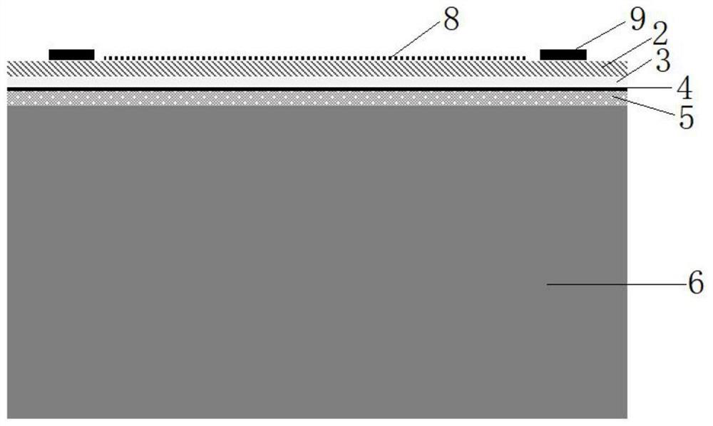 Plasmon enhanced tellurium-cadmium-mercury microcavity infrared detector and preparation method thereof