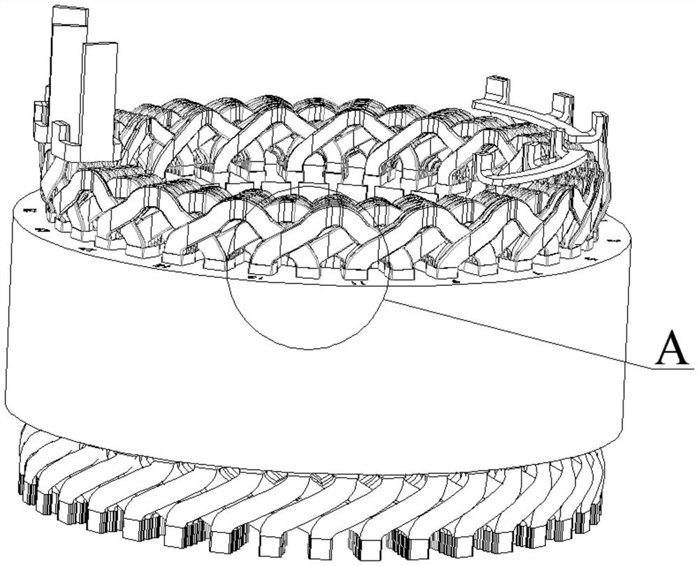 Same-slot-layer multi-wire stator assembly and flat wire motor