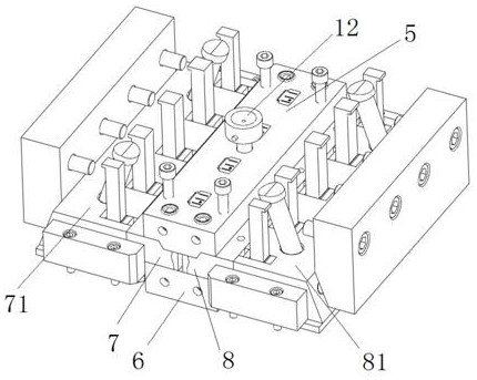 Plastic part injection molding production forming method