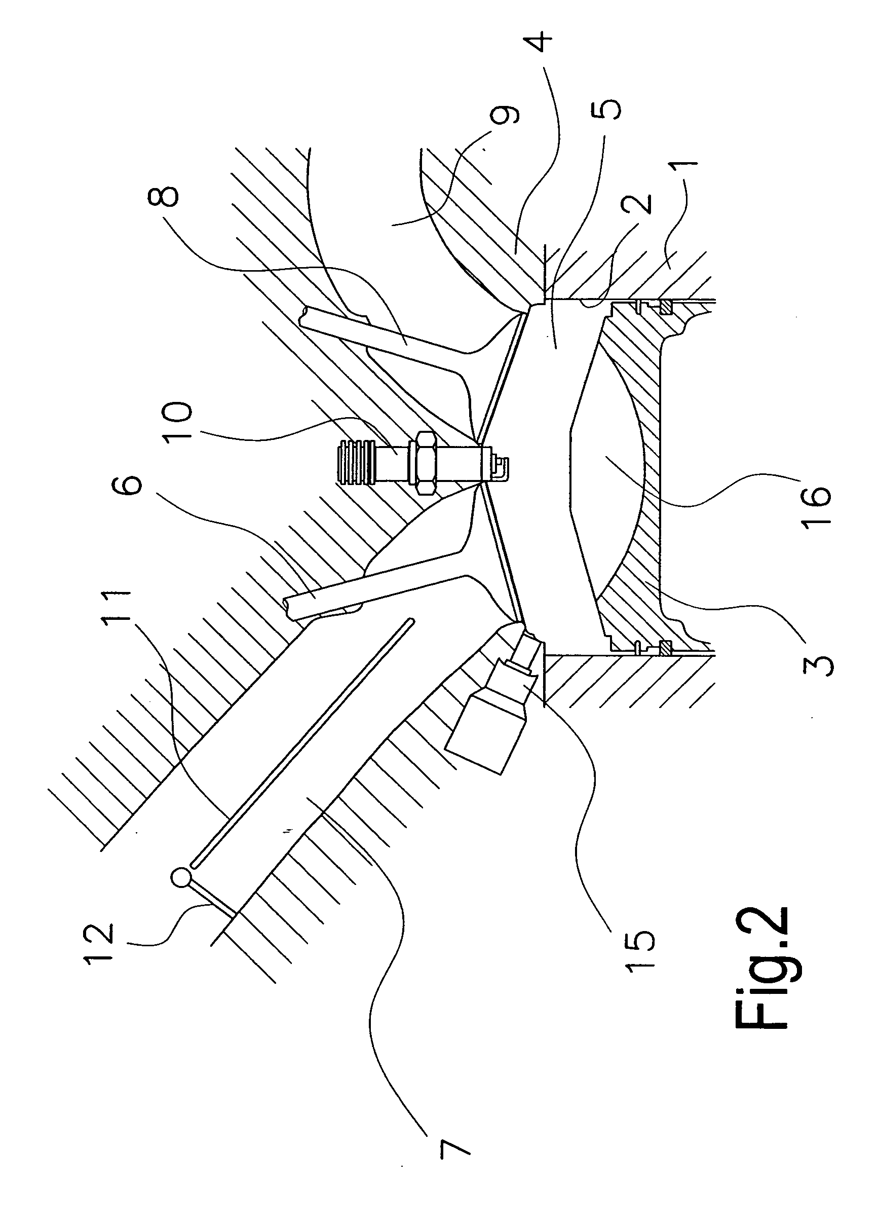 Direct fuel injection/spark ignition engine control device