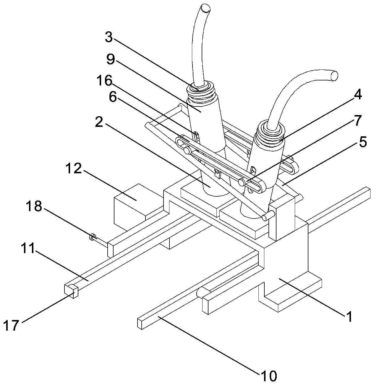 Auxiliary device for processing of oblique oil hole