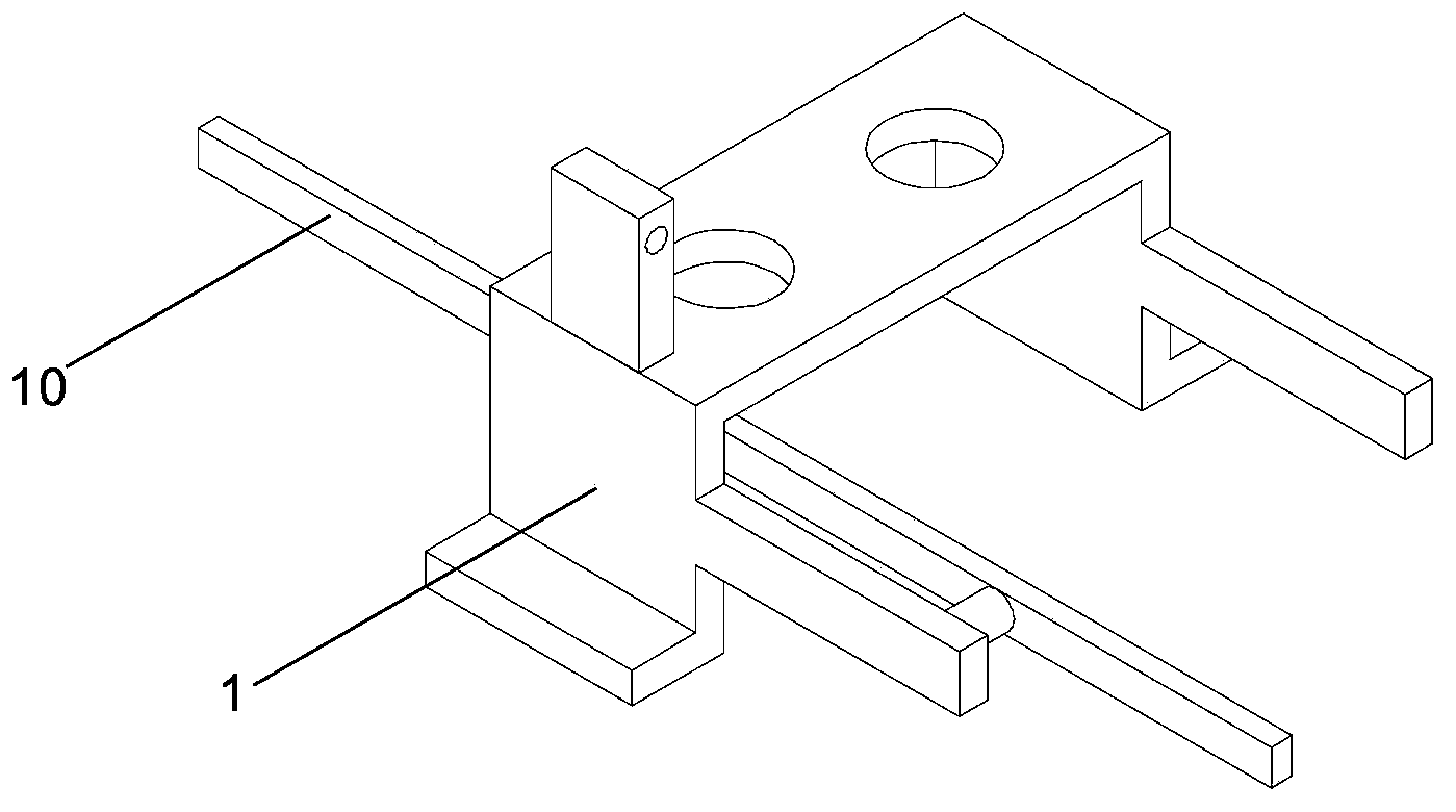 Auxiliary device for processing of oblique oil hole