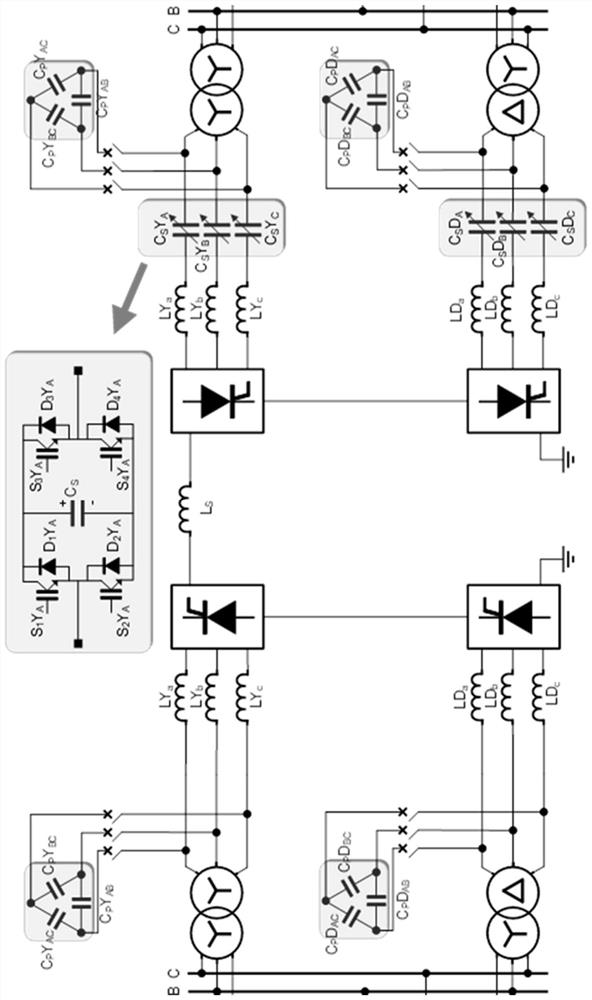 LCL-HVDC converter circuit