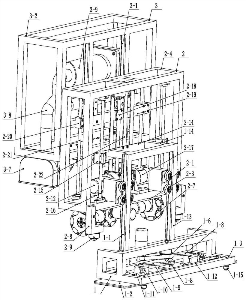 Stair and ground sweeping and mopping robot