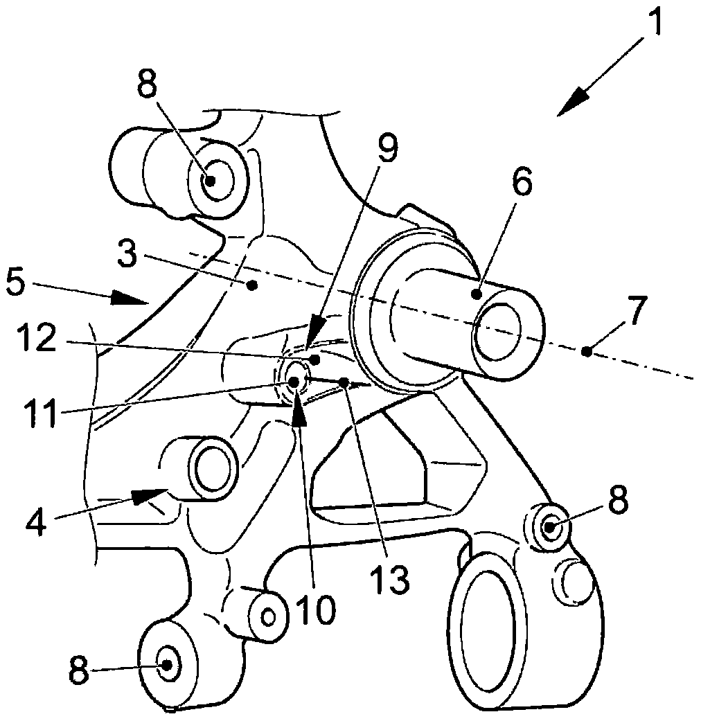 Wheel bracket and method of fitting brake pads to the wheel bracket