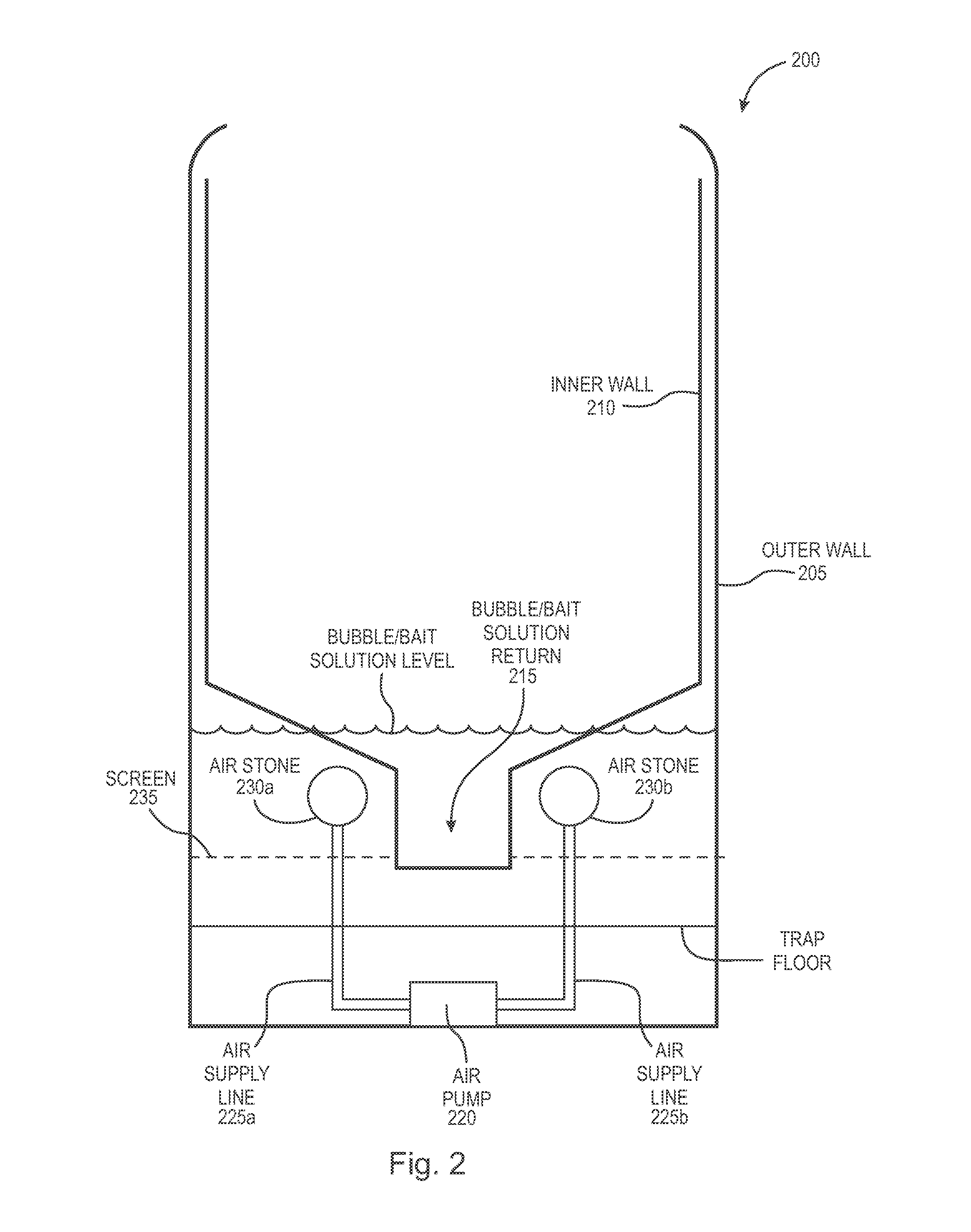 Apparatus for capturing fruit flies