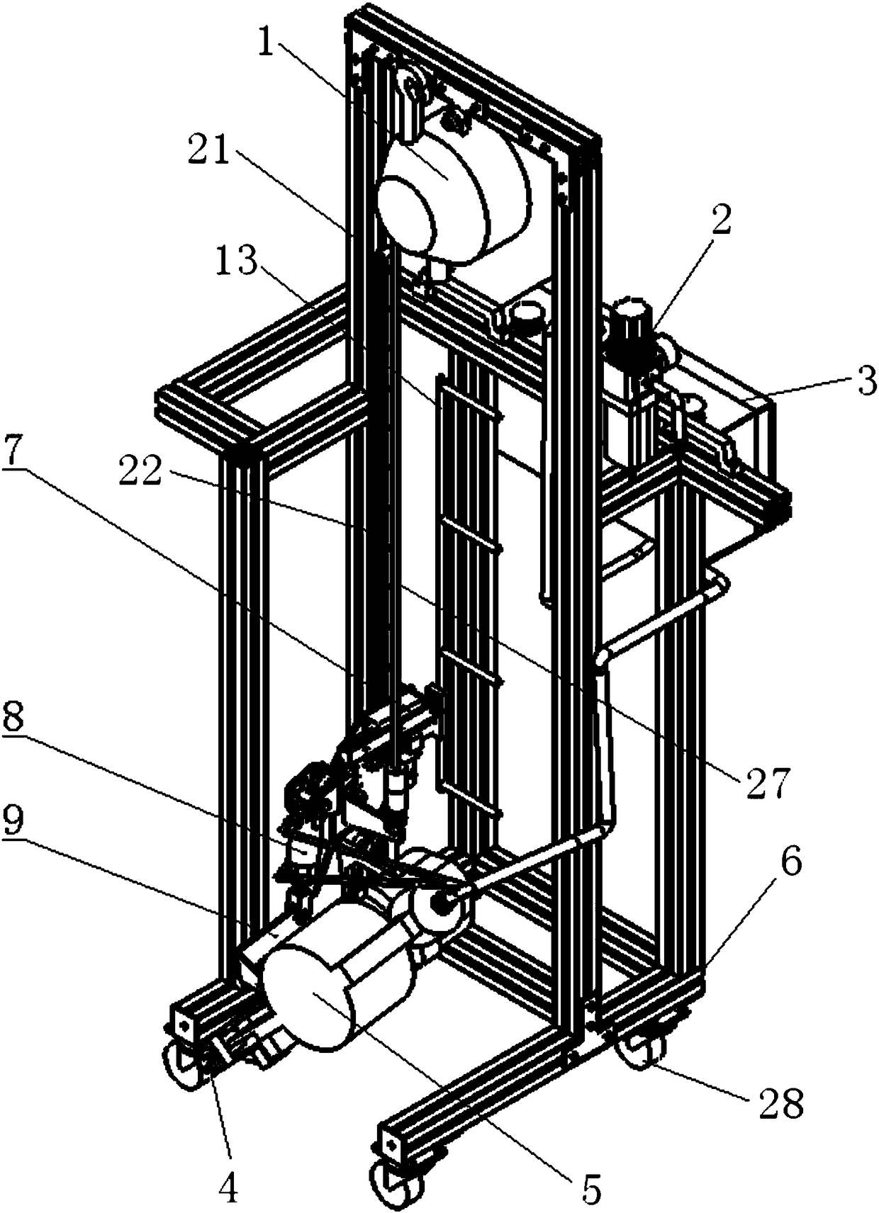Semi-automatic operating mechanism of air coil nailer