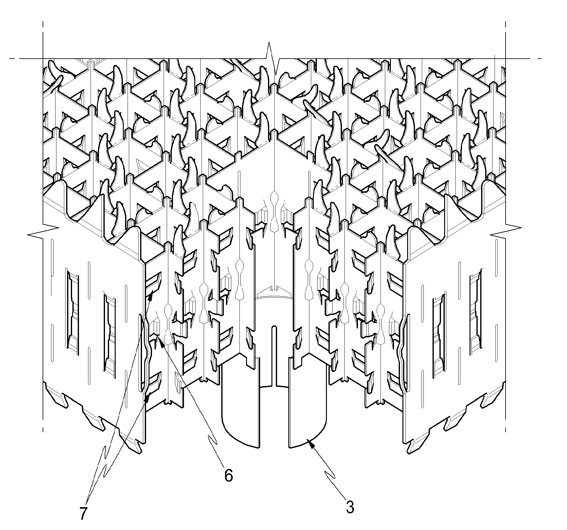 Anti-fretting Wear Spacer Grid With Canoe-Shaped Spring