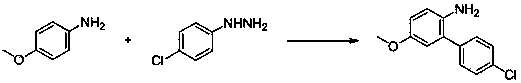 Method for preparing 2-amino biphenyl derivative
