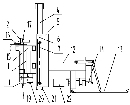 Suspension moving device of soil-bin automation testing vehicle