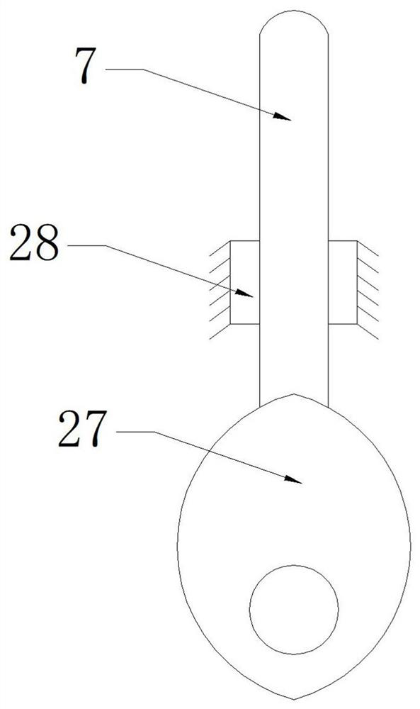 Yellow peach processing sectioning device