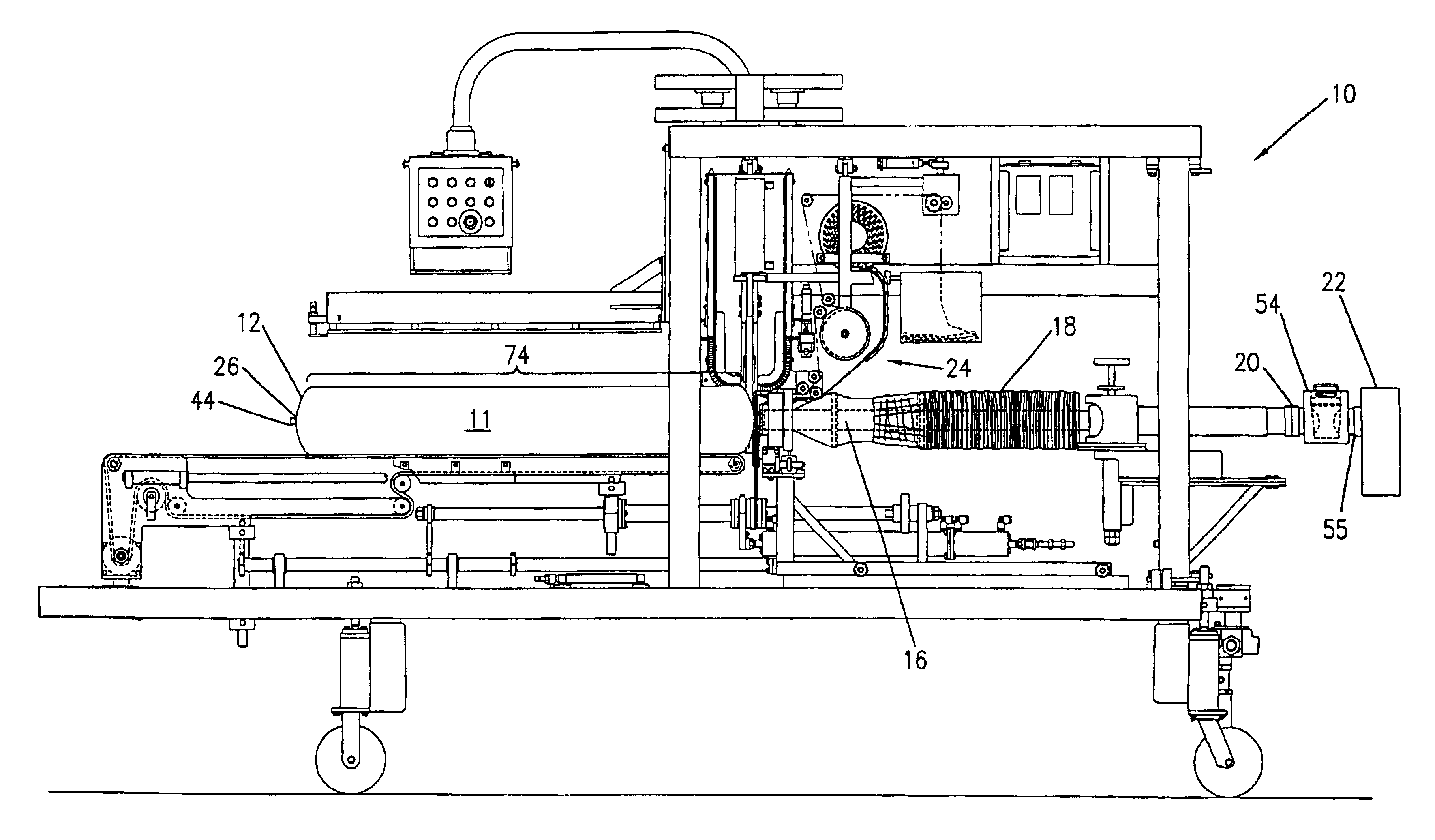 Apparatus for automatically stuffing food casing