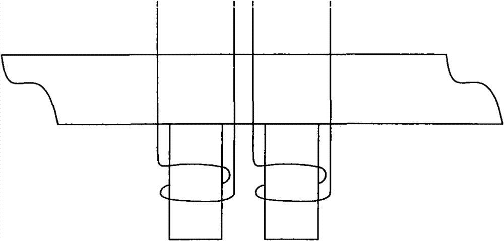 Wind turbine stator winding winding method