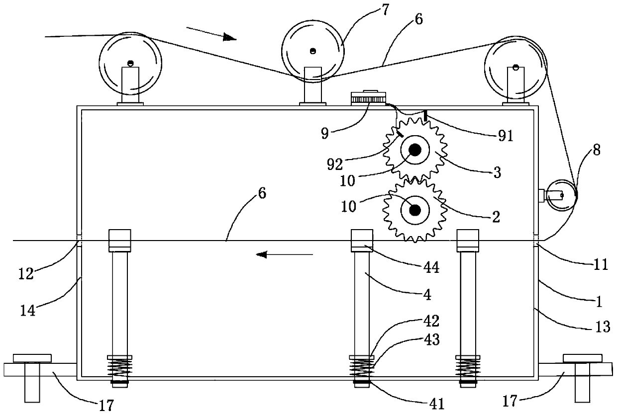 Municipal communication cable measuring device