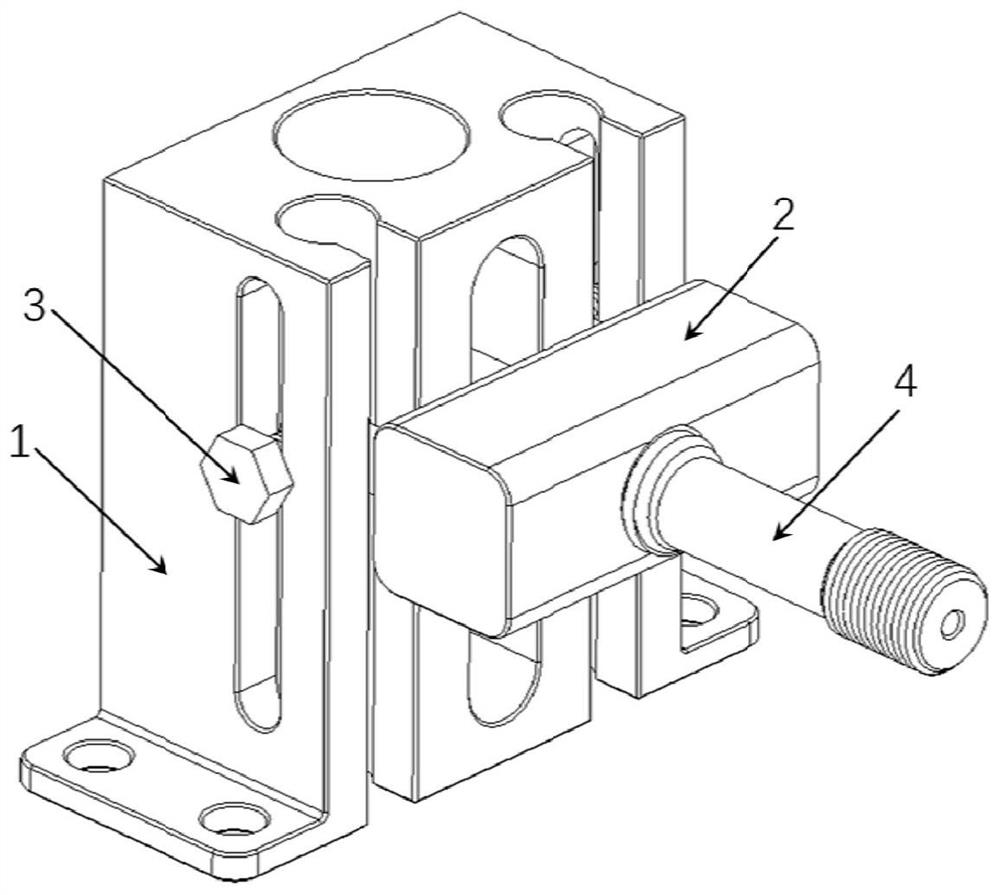 Oil inlet transverse cavity clamp for oil sprayer