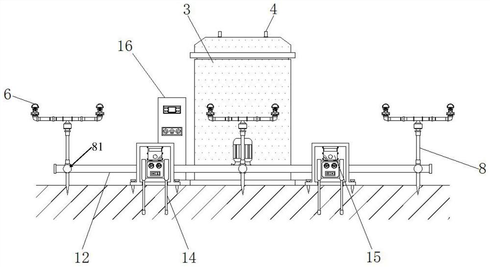 Corn field water-saving irrigation system and method