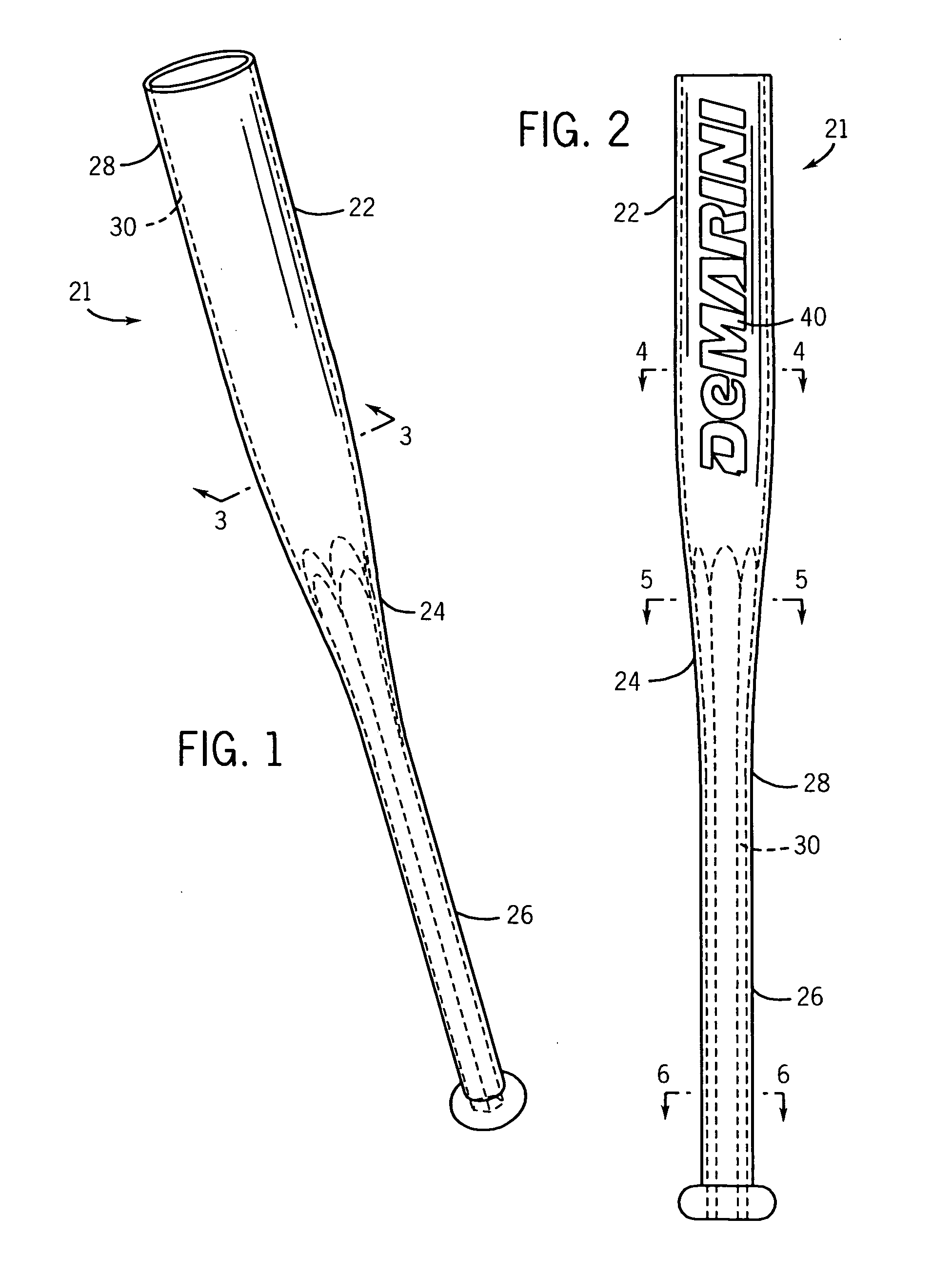 Injection-molded ball bat