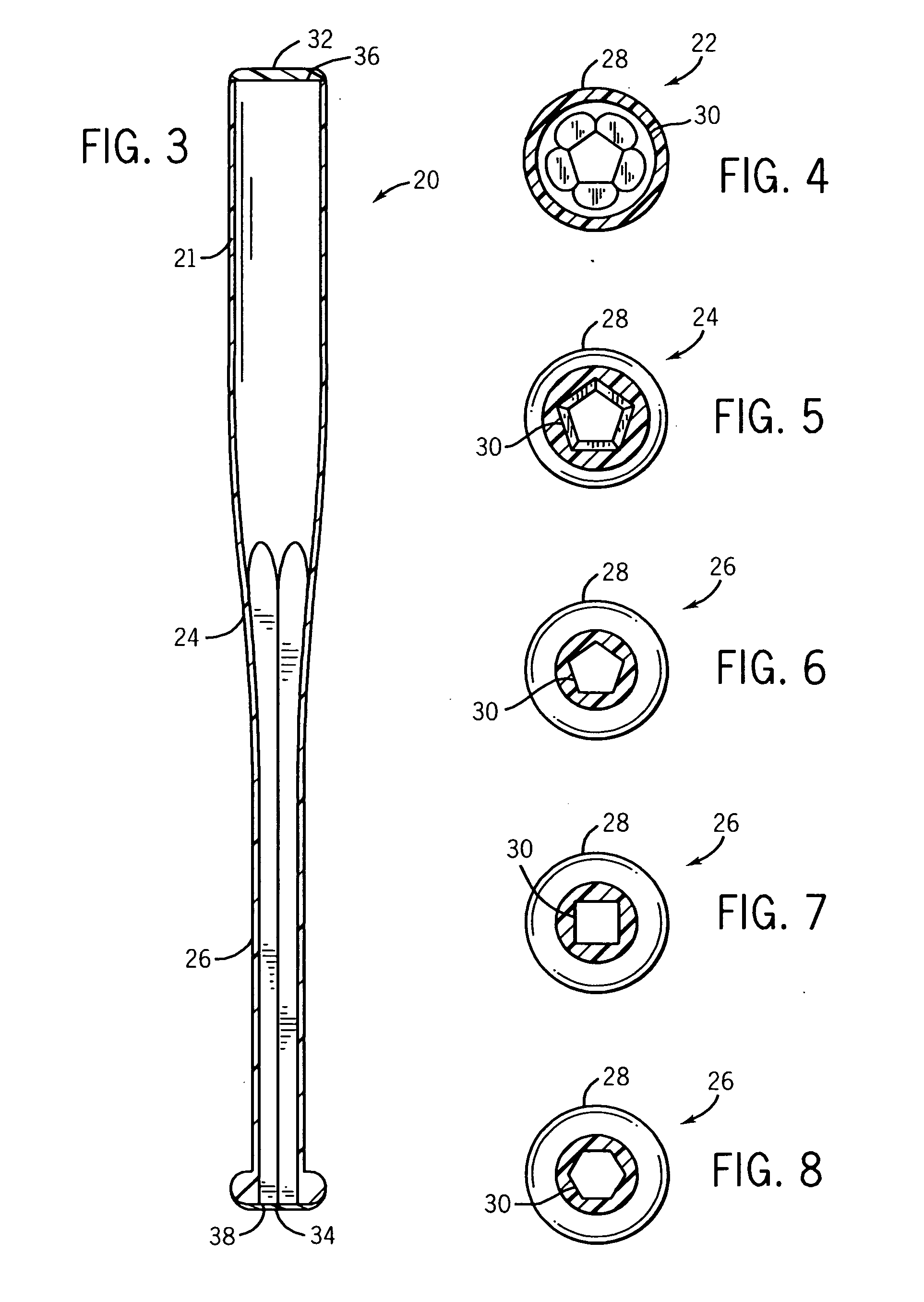 Injection-molded ball bat