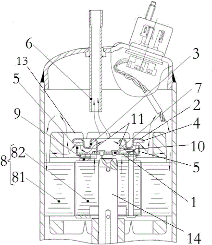 Compressor, refrigerant circulation system and air conditioner