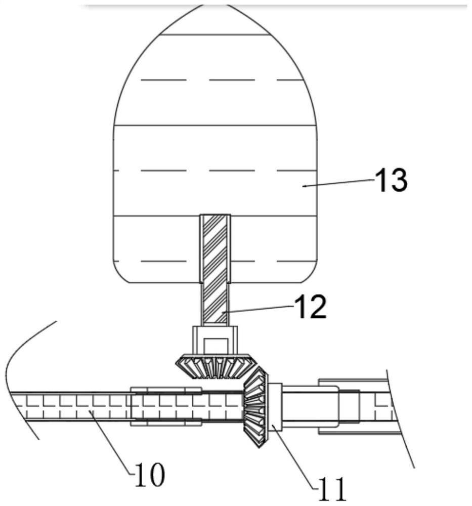 Device for automatically protecting billboard by utilizing natural wind power