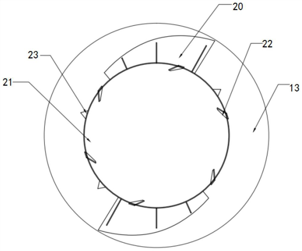 Organic solid waste epitaxial annular cavity gas guide fixed bed gasifier and gasification method