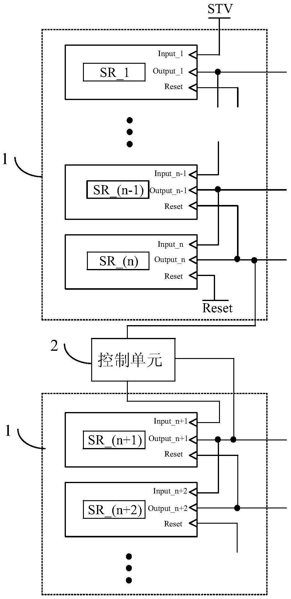 Gate driving circuit, touch display device and touch display driving method
