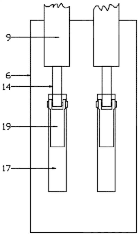 A quantitative feeding device for breeding pigs using gear transmission