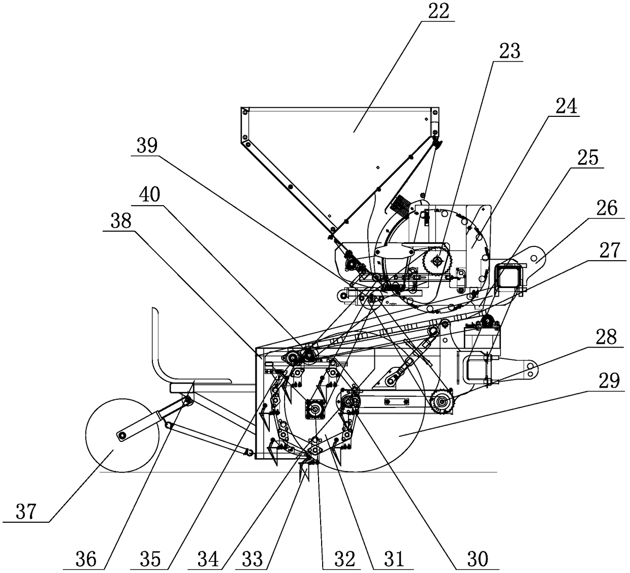 Semi-automatic garlic planter