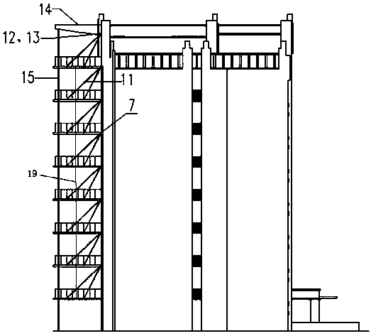 Detachable balcony of multi-storey house and manufacturing method thereof