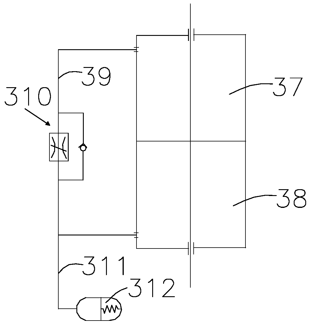 Execution mechanism for safety shut-off valve