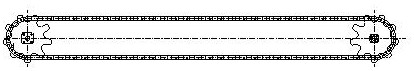 Traction type ash material scattering vehicle