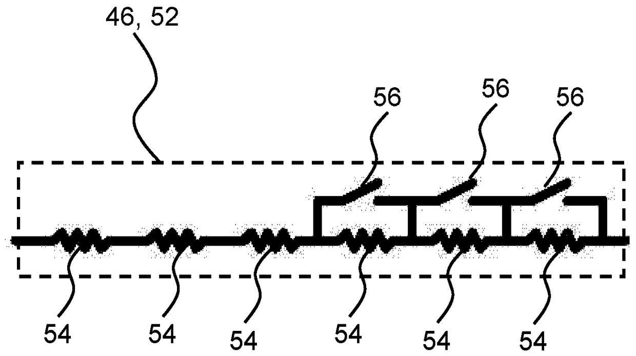 Hearing device with analog filtering and associated method