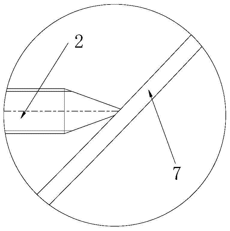 Blowing device for molded parts