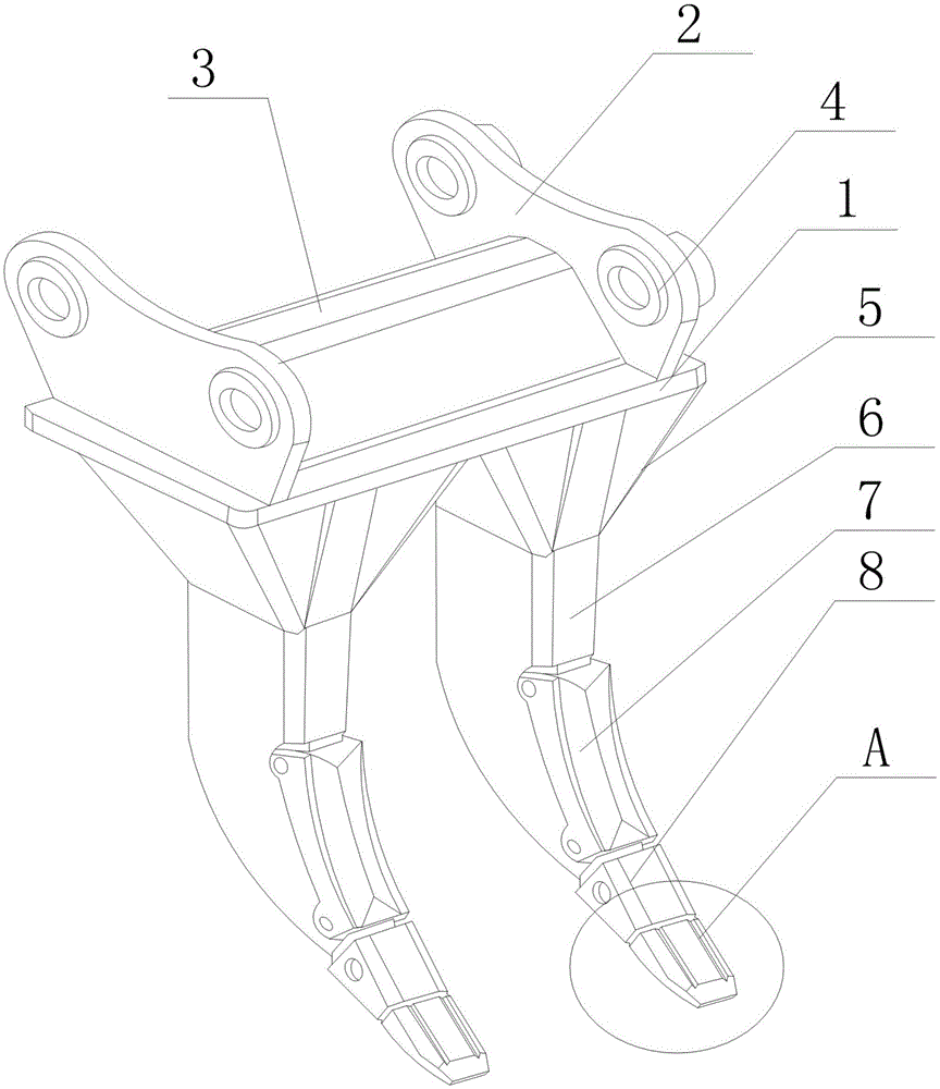 Earthing removing machine for mine cave