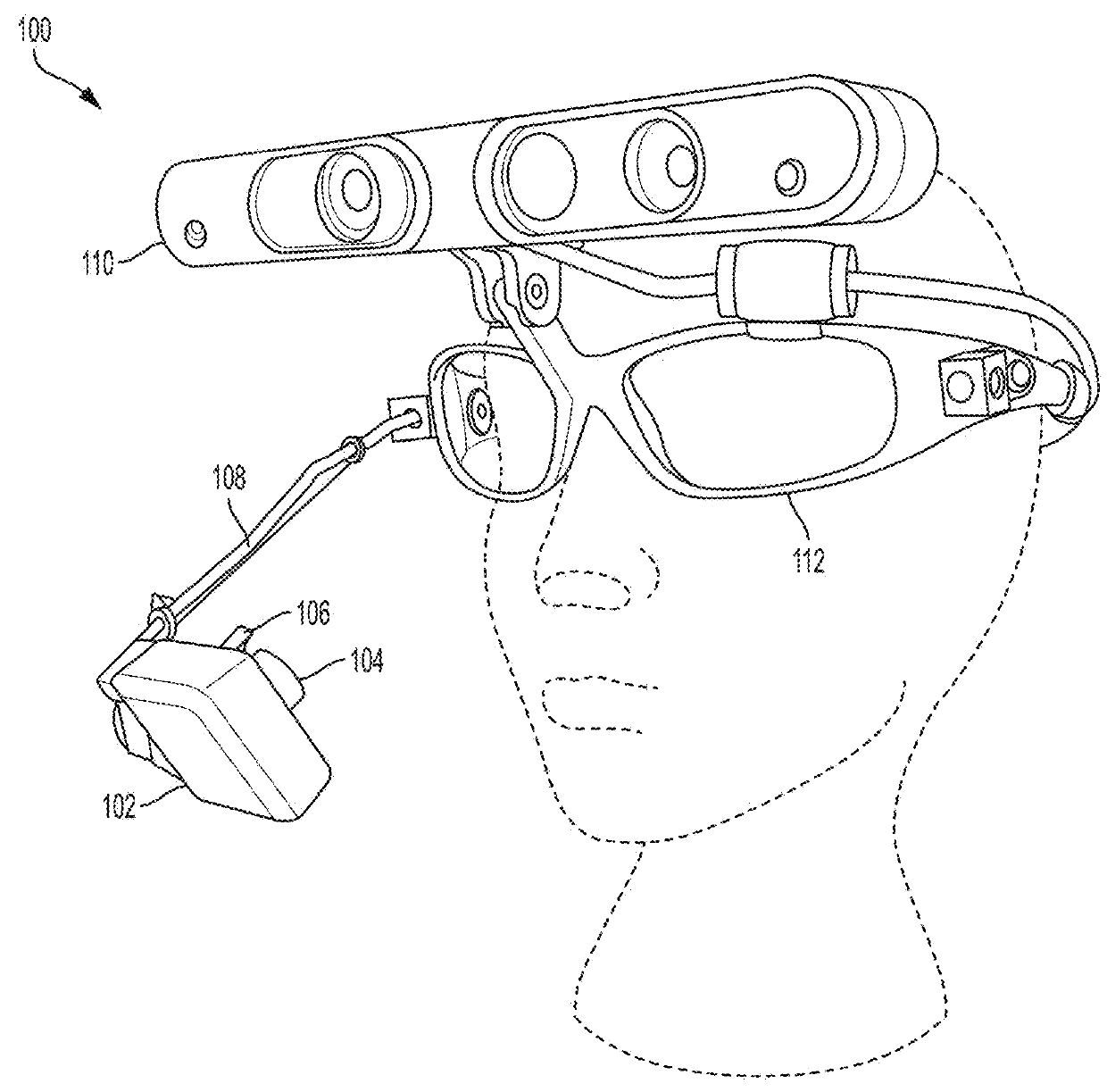 Apparatus, system, and method for mobile, low-cost headset for 3D point of gaze estimation