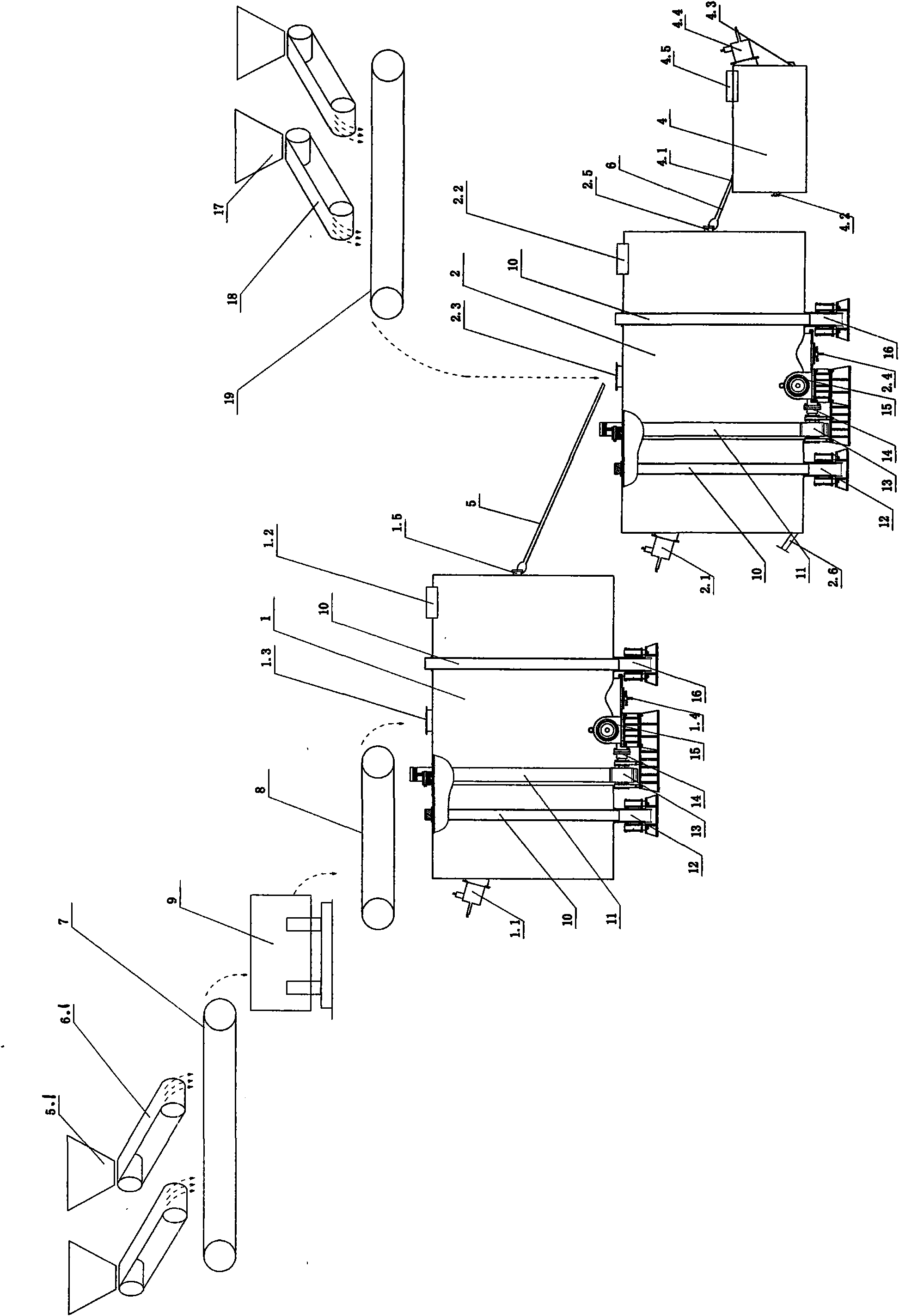 Method and device for smelting jamesonite by bottom-blowing pool