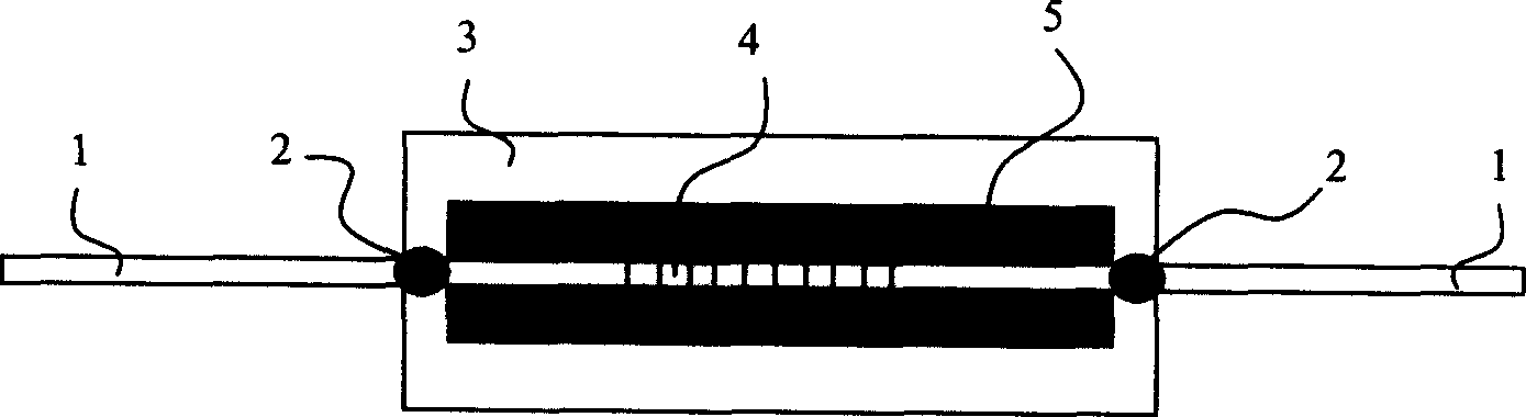 Optical raster temp senser and its mfg. method