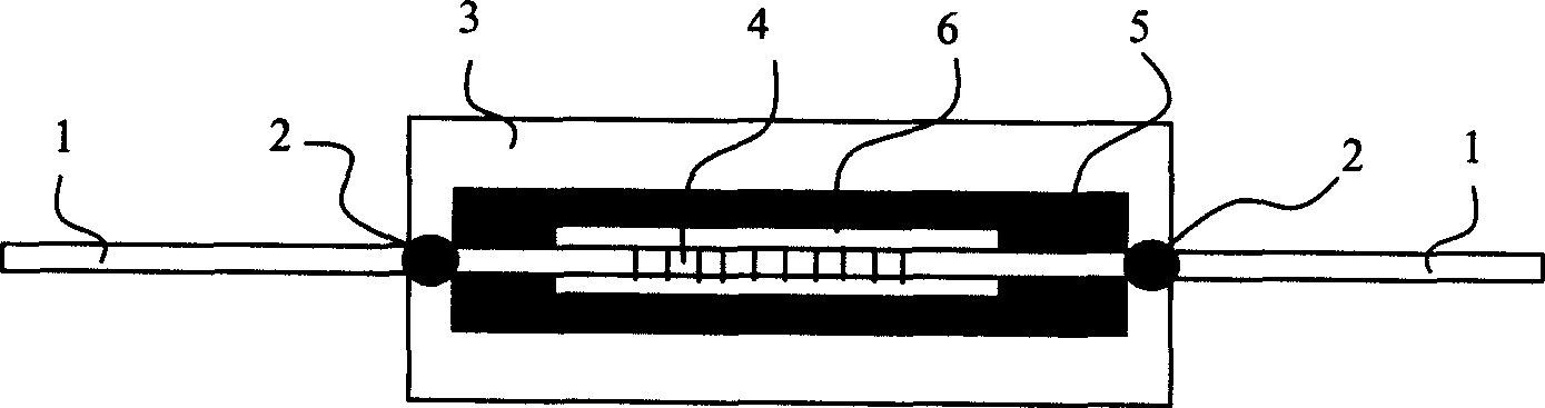 Optical raster temp senser and its mfg. method