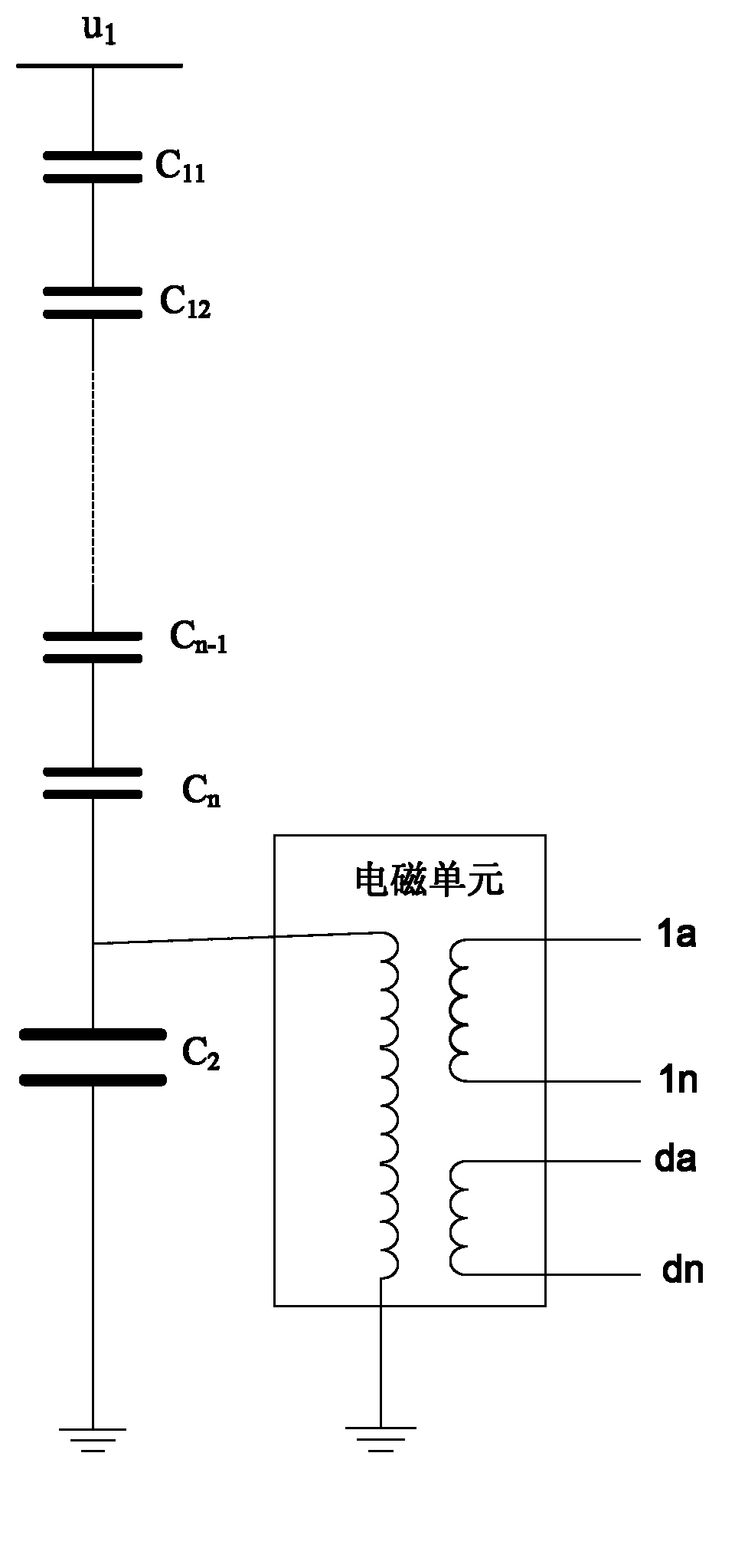 Method for fault simulation test of capacitor voltage transformer