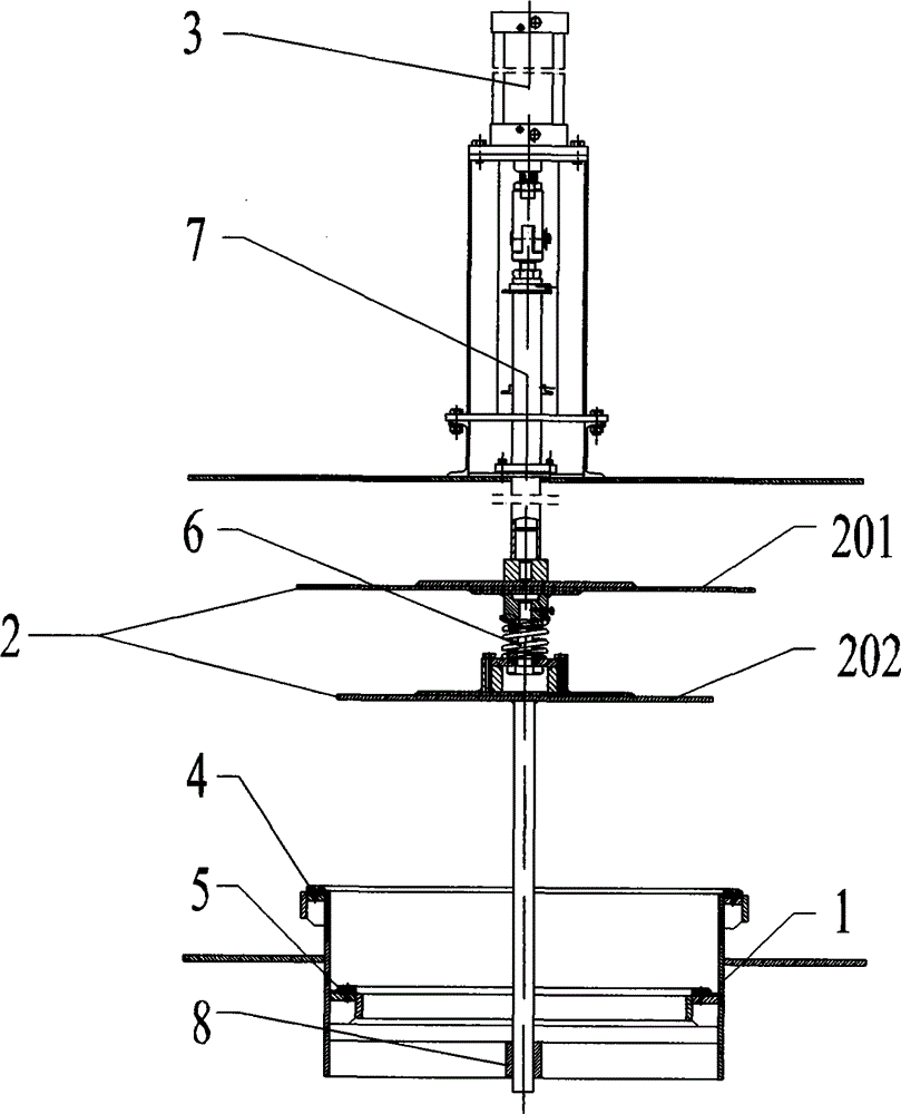 Double-layer sealing type lift valve